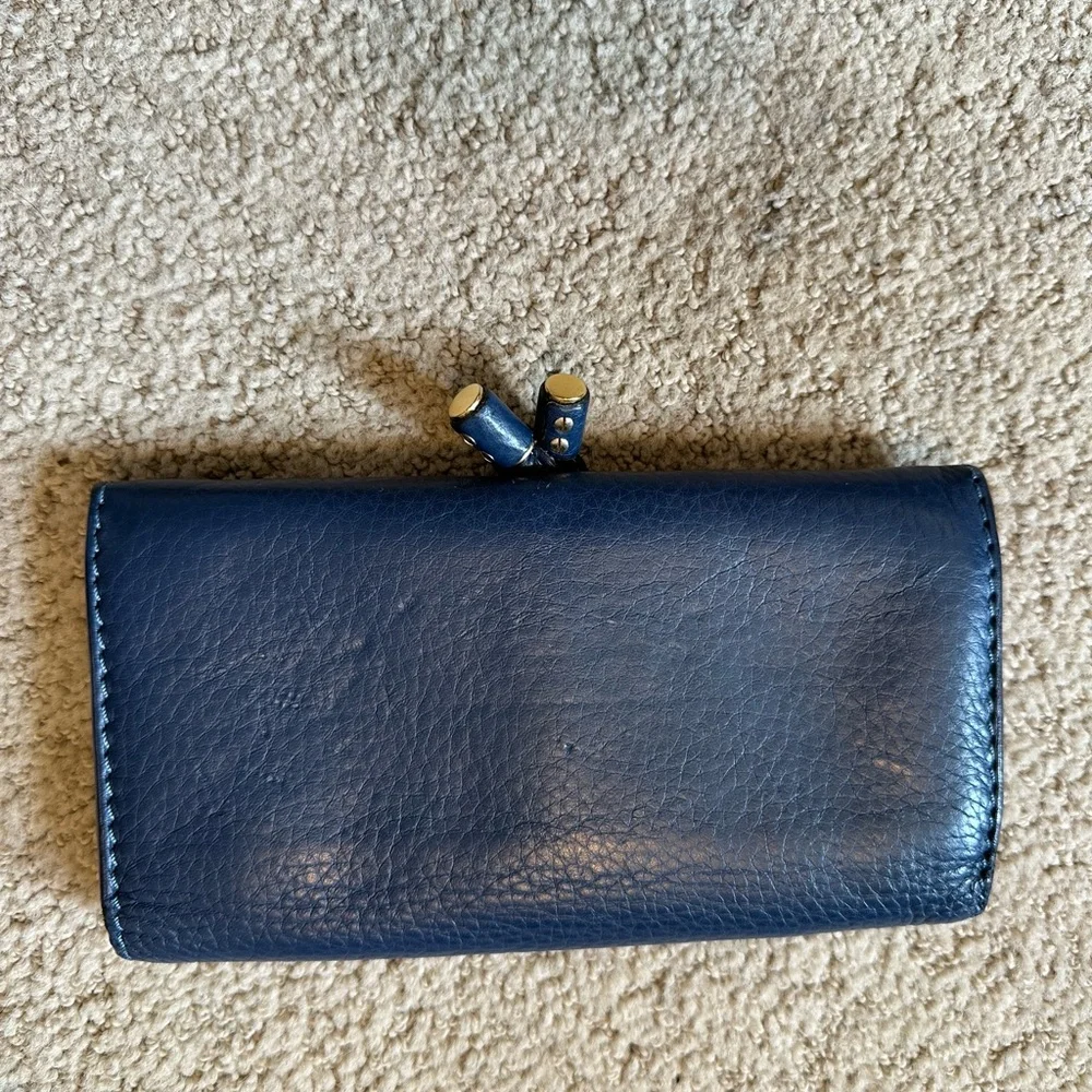Chloe Marcie long wallet blue gold - Picture 6 of 14